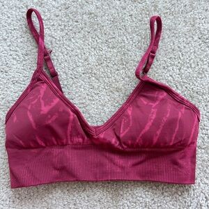 Lululemon Red Tie-Dye Sports Bra - Size 4